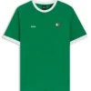 Stretch-cotton T-shirt with country flag and logo Stretch-cotton T-shirt with country flag and logo