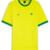 Stretch-cotton T-shirt with country flag and logo Stretch-cotton T-shirt with country flag and logo
