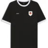 Stretch-cotton T-shirt with country flag and logo Stretch-cotton T-shirt with country flag and logo