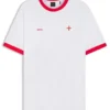 Stretch-cotton T-shirt with country flag and logo Stretch-cotton T-shirt with country flag and logo
