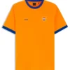 Stretch-cotton T-shirt with country flag and logo Stretch-cotton T-shirt with country flag and logo