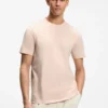 Stretch-cotton T-shirt with logo detail