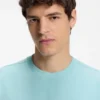Stretch-cotton T-shirt with logo detail