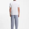 Stretch-cotton T-shirt with logo detail