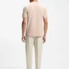 Stretch-cotton T-shirt with logo detail