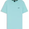 Stretch-cotton T-shirt with logo detail