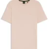 Stretch-cotton T-shirt with logo detail