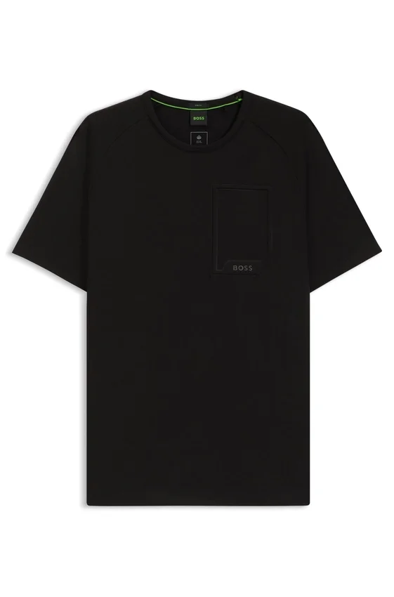 Stretch-cotton T-shirt with moisture-wicking comfort Stretch-cotton T-shirt with moisture-wicking comfort