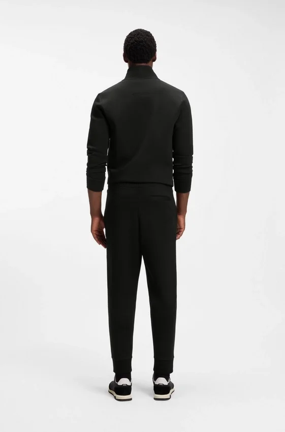 Stretch-cotton track pants with logo print Stretch-cotton track pants with logo print