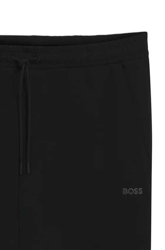 Stretch-cotton track pants with logo print Stretch-cotton track pants with logo print