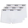 Stretch-cotton trunks with repeating logos