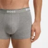 Stretch-cotton trunks with repeating logos