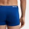 Stretch-cotton trunks with repeating logos