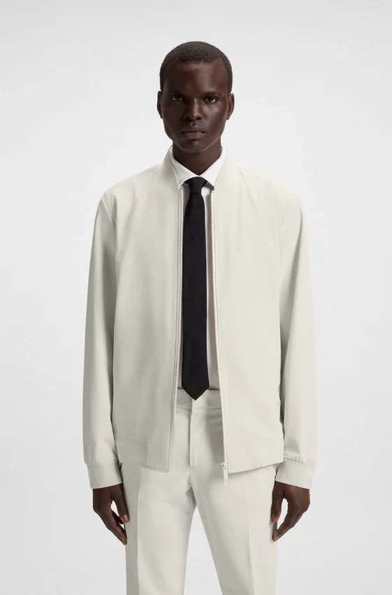 Stretch jacket with water-repellent finish Stretch jacket with water-repellent finish