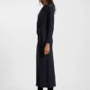 Stretch-jersey dress with knotted waist detail