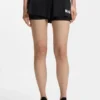 Stretch-jersey shorts with contrast logo Stretch-jersey shorts with contrast logo