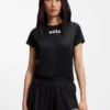 Stretch-jersey T-shirt with tennis artwork Stretch-jersey T-shirt with tennis artwork