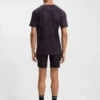 Stretch-mesh slim-fit T-shirt with all-over print