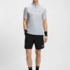 Stretch-ripstop slim-fit polo shirt with quick-dry performance