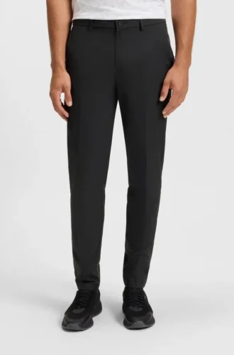 Stretch-twill golf trousers with water-repellent finish