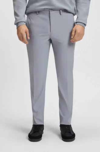 Stretch-twill golf trousers with water-repellent finish