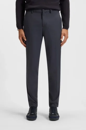 Stretch-twill golf trousers with water-repellent finish