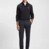 Stretch-twill golf trousers with water-repellent finish