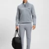 Stretch-twill golf trousers with water-repellent finish
