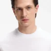 Stripe-artwork T-shirt in cotton jersey