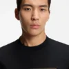Stripe-artwork T-shirt in cotton jersey