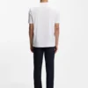 Stripe-artwork T-shirt in cotton jersey