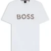 Stripe-artwork T-shirt in cotton jersey