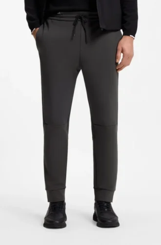 Stripe-detail tracksuit bottoms in a cotton blend Stripe-detail tracksuit bottoms in a cotton blend