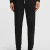 Stripe-detail tracksuit bottoms in a cotton blend