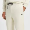 Stripe-detail tracksuit bottoms in a cotton blend