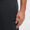 Stripe-detail tracksuit bottoms in a cotton blend