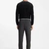 Stripe-detail tracksuit bottoms in a cotton blend