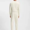 Stripe-detail tracksuit bottoms in a cotton blend