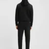 Stripe-detail tracksuit bottoms in a cotton blend