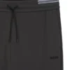 Stripe-detail tracksuit bottoms in a cotton blend