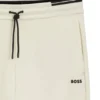 Stripe-detail tracksuit bottoms in a cotton blend