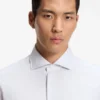 Striped regular-fit shirt in Italian-made cotton