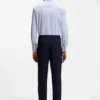Striped regular-fit shirt in performance-stretch fabric