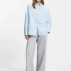 Striped relaxed-fit blouse in cotton poplin Striped relaxed-fit blouse in cotton poplin