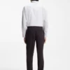 Striped relaxed-fit shirt in cotton poplin