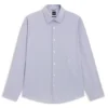 Striped relaxed-fit shirt in cotton poplin