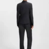 Striped slim-fit blazer in virgin wool Striped slim-fit blazer in virgin wool