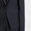 Striped slim-fit blazer in virgin wool Striped slim-fit blazer in virgin wool