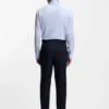 Striped slim-fit shirt in Italian cotton twill