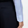 Striped slim-fit shirt in Italian cotton twill